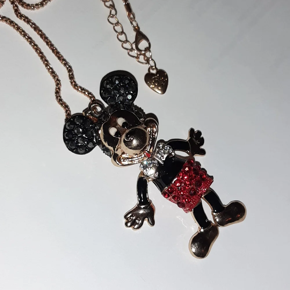 Cute! Mouse Charm with Free Chain- Arms and Legs Dangle, Head Turns 🐭❤🐹